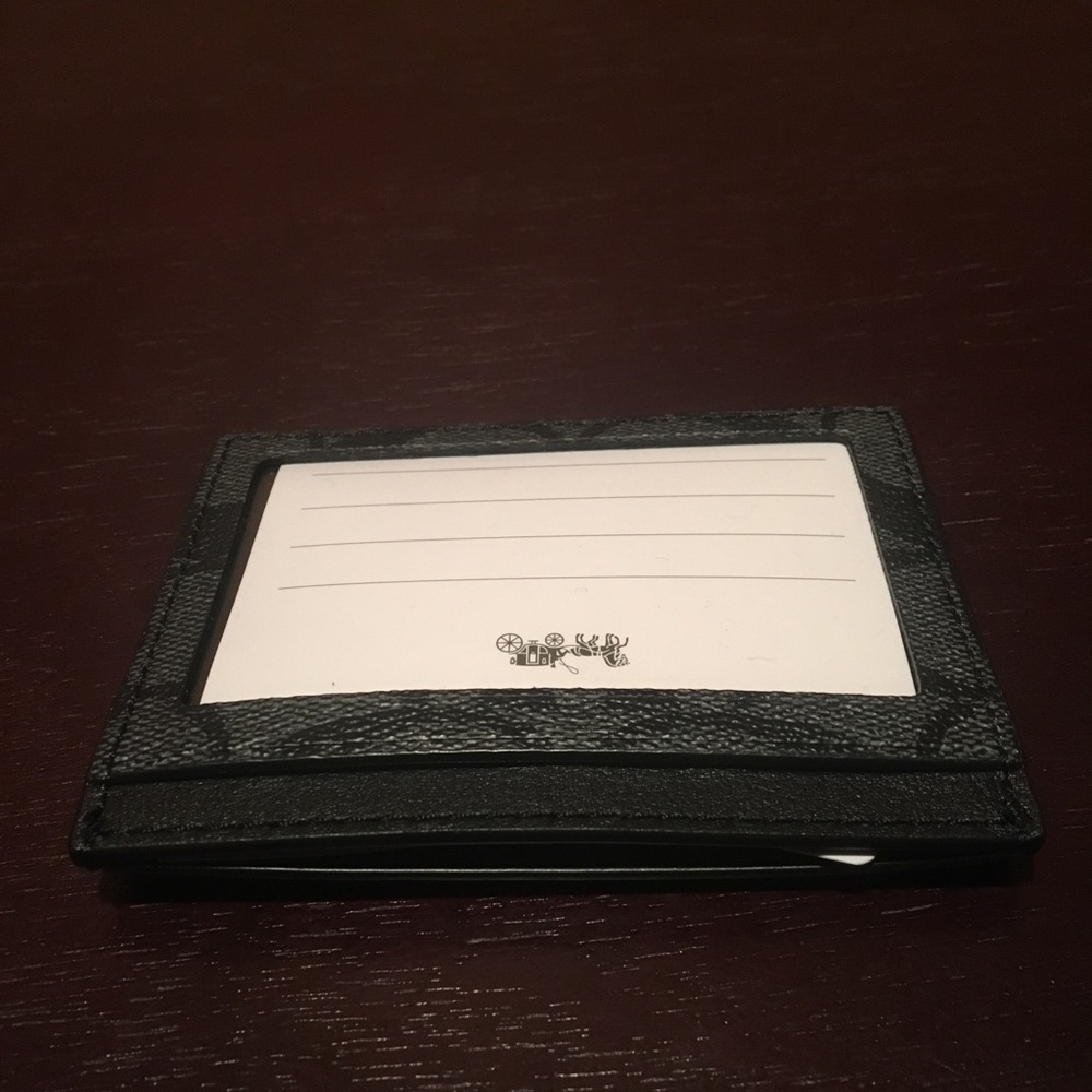 Coach card holder